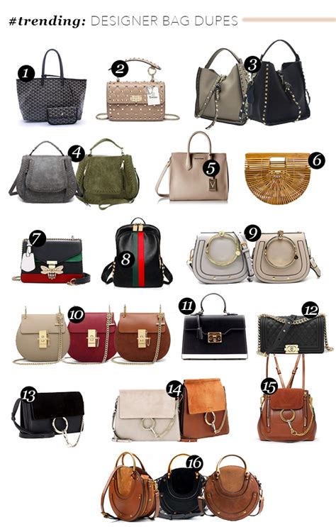 luxury bag dupes amazon|dupe designer bags website.